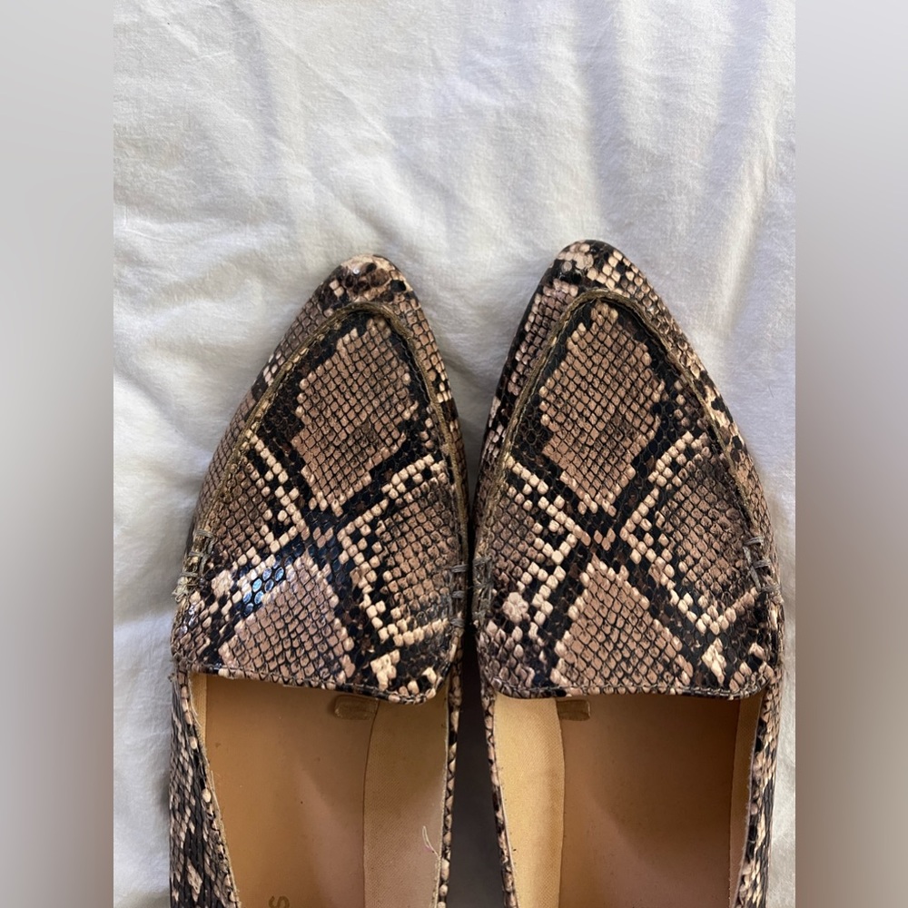 Express Snakeskin Loafer 9